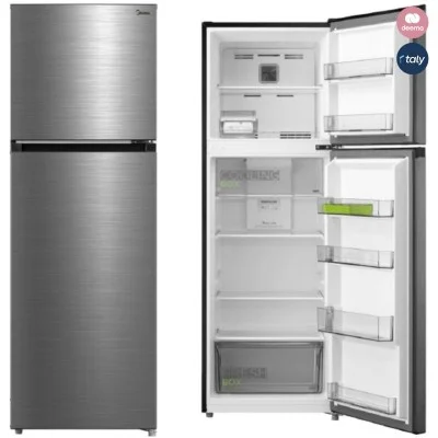 Midea Top Mount Freezer Refrigerator 262 Liters 9.3 CFT - Silver